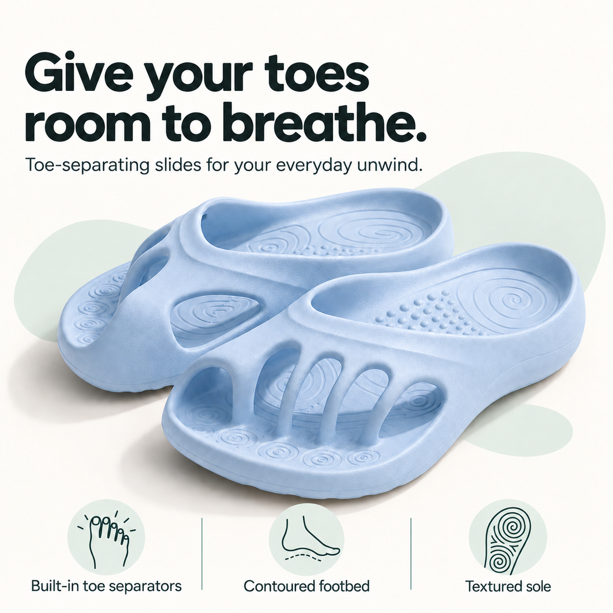 Roomies Toe-Spreading Slides